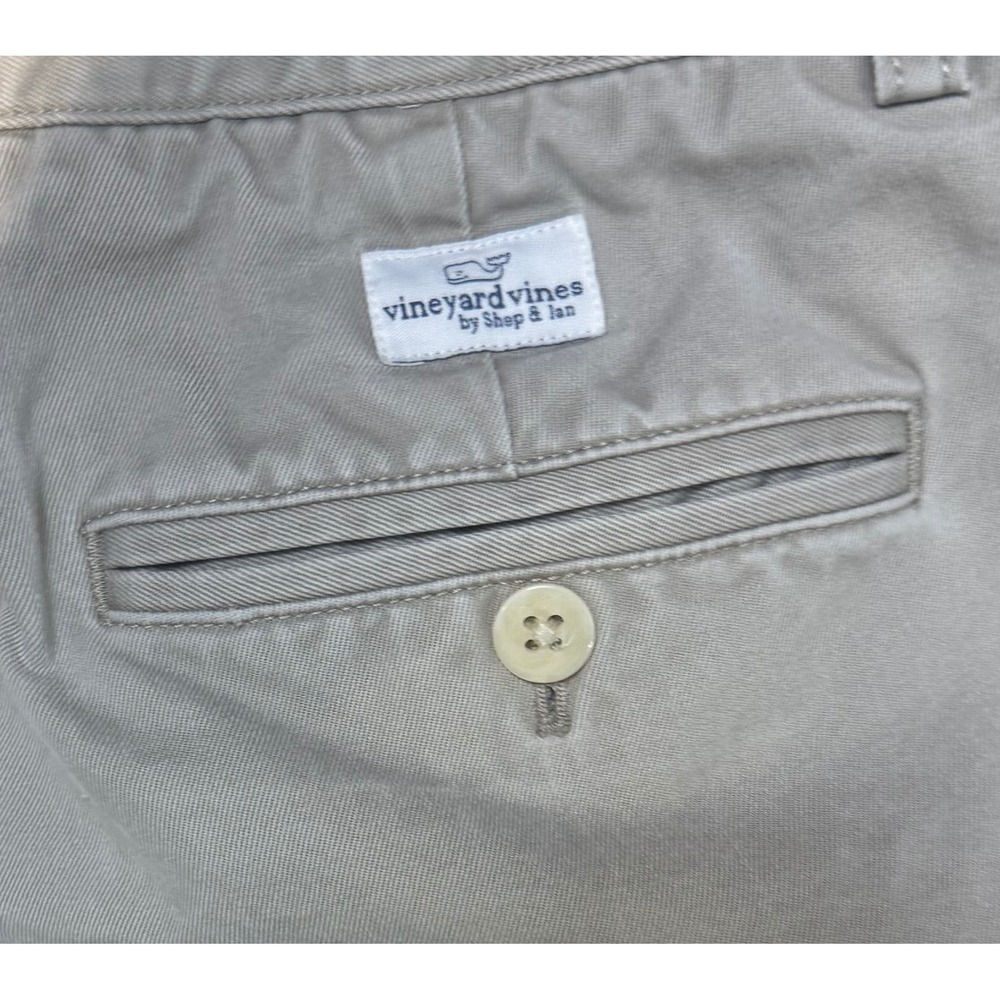 Vineyard Vines Club Pant Chino Straight Leg Khaki Tan Mens 32x30 - Picture 3 of 7